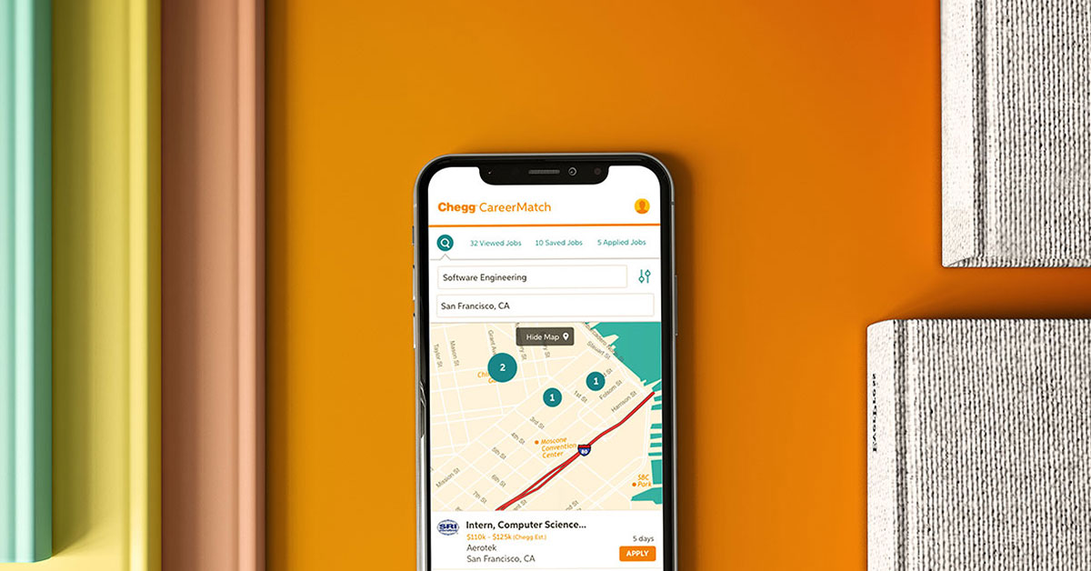 Chegg CareerMatch UX/UI | Nyquist Design